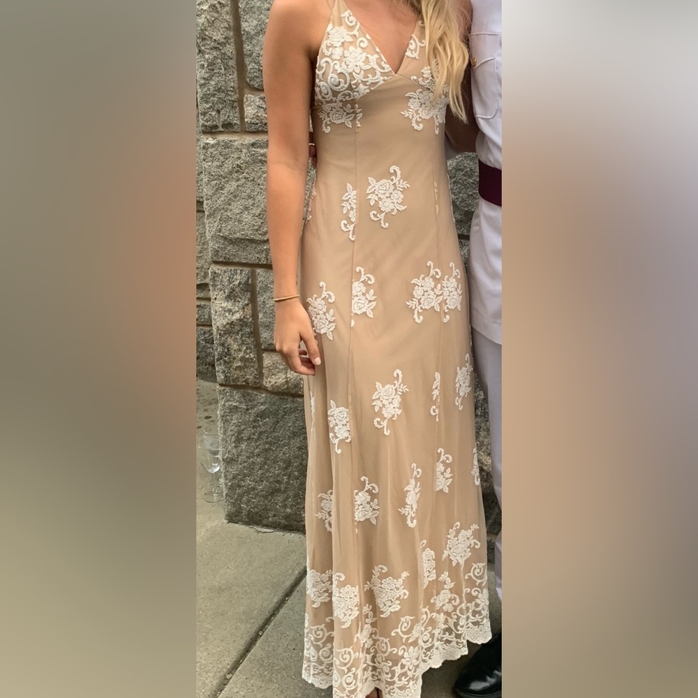 Lace maxi dress gown